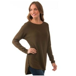 🆕Michael Kors High Low Hem Side Zip Sweater